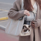 猫咪外出背包、简约便携款、【不能养猫的公寓必选】可容纳16斤以内猫咪